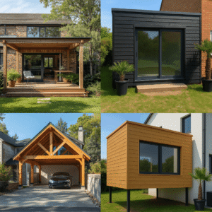 extension bois maison