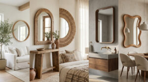 miroir bois : les tendances 2026