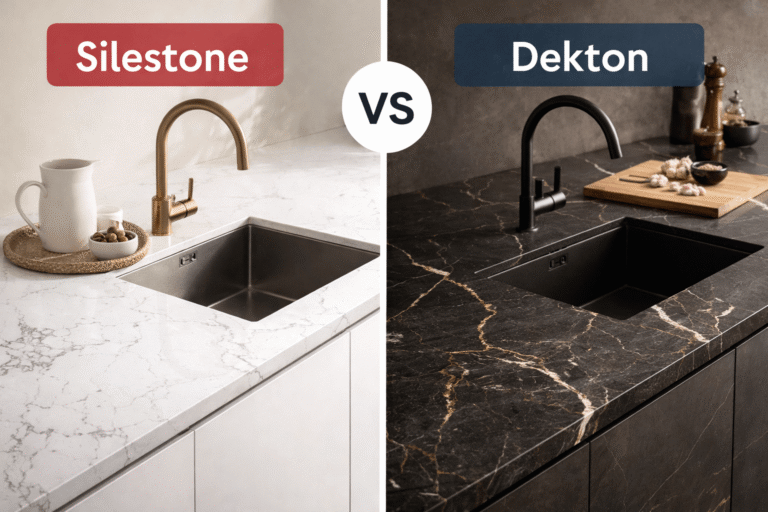 Comparatif entre Silestone Dekton