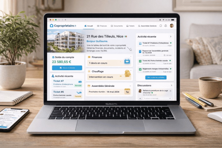 Myfoncia compte copropriété