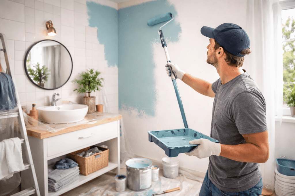 peindre une salle de bain